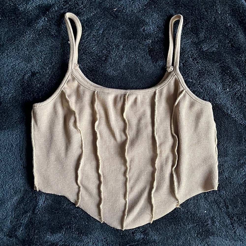 Inside Out Seam Crop Tank